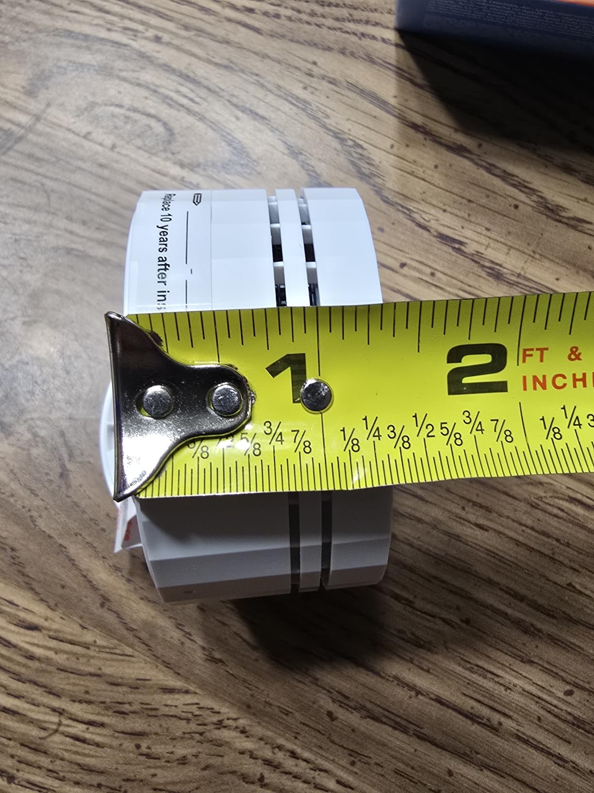 Heiman Matter Smoke Detector, Smart Photoelectric Fire Alarm, Ul217-9Th Listed, Battery Powered, Real-Time Notification, Compatible With Smartthings, Home Assistant, Mini Portable For Home, Rv, Travel - Customer Photo 2