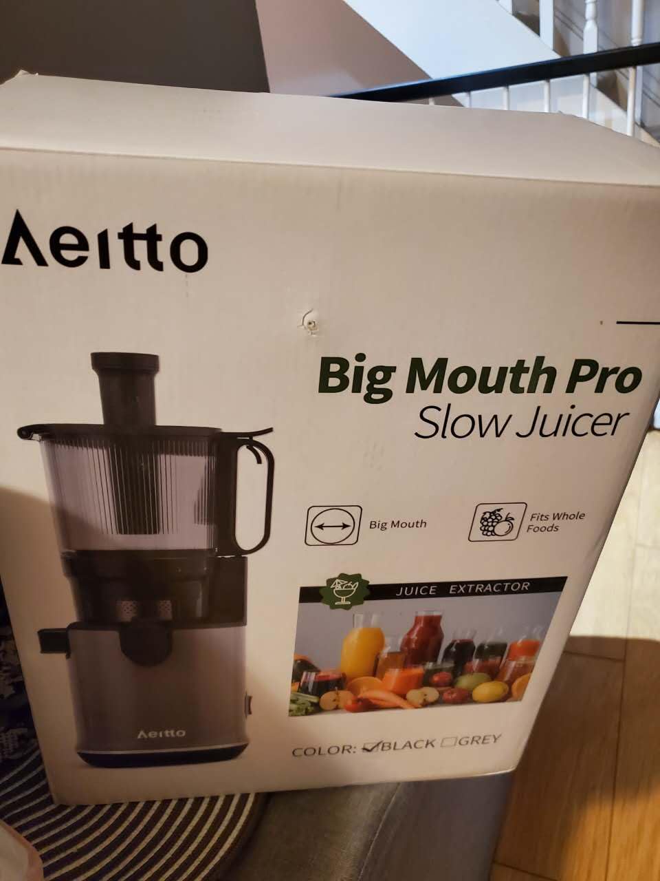 Aeitto Cold Press Juicer, 5.3