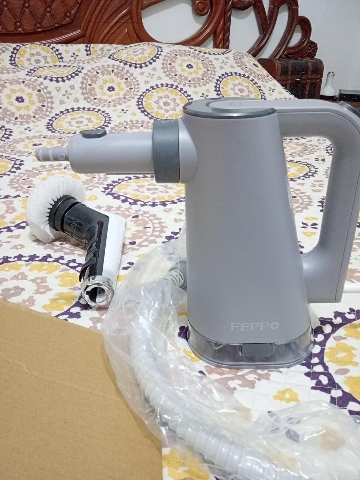 FEPPO Steam Mop & Detachable Handheld Steam Cleaner for Home and Floor Cleaning, 15s Heat-Up, 230°F Floor Steamer for Deep Cleaning with Multi-purpose Attachments Hardwood Floors, Tile, Grout, Furniture - Customer Photo 1