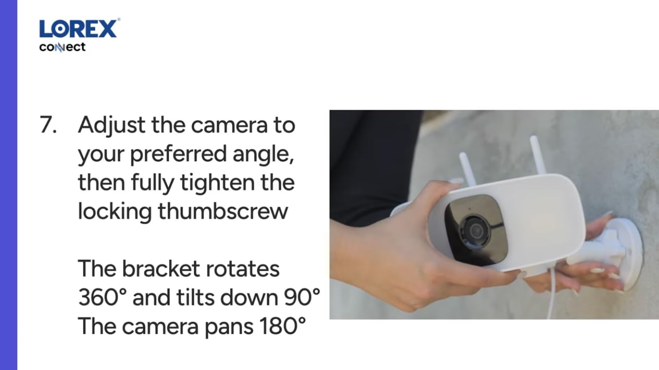 Lorex Connect 2K Floodlight Wi-Fi Security Camera | New Connect App | 160° Pan Coverage | Person Detection | Live Auto-Tracking | Color Night Vision | 2-Way Talk | Cloud & Local Storage Option - Customer Photo 1