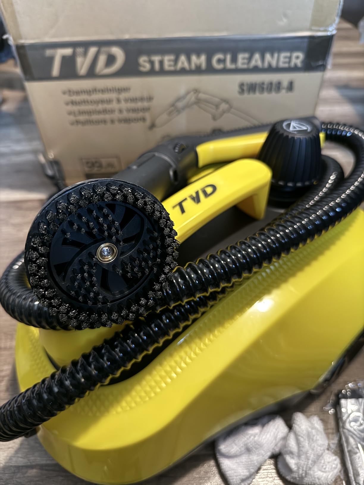 TVD Steam Cleaner, Steamer for Cleaning with 26 Accessories, Steam Cleaner for Home with 5M Extra-Long Power Cord for Home Floor Cleaning, Tile Detailing, Grout, Upholstery. - Customer Photo 1