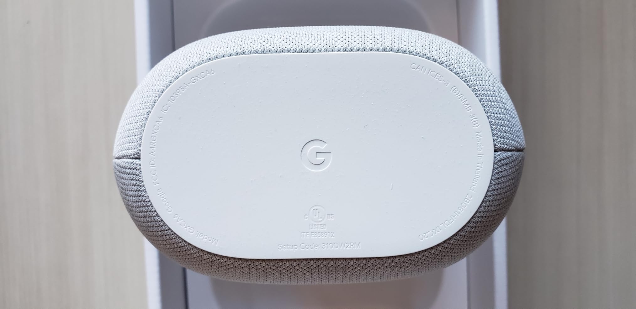 Google Audio Bluetooth Speaker - Wireless Music Streaming, Powerful Sound, Assistant Built-in, Wi-Fi and Bluetooth Connectivity, Smart Home Control, Stereo Pairing - Chalk - Customer Photo 1