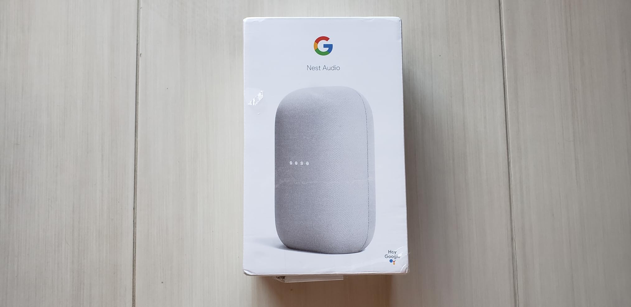 Google Audio Bluetooth Speaker - Wireless Music Streaming, Powerful Sound, Assistant Built-in, Wi-Fi and Bluetooth Connectivity, Smart Home Control, Stereo Pairing - Chalk - Customer Photo 2
