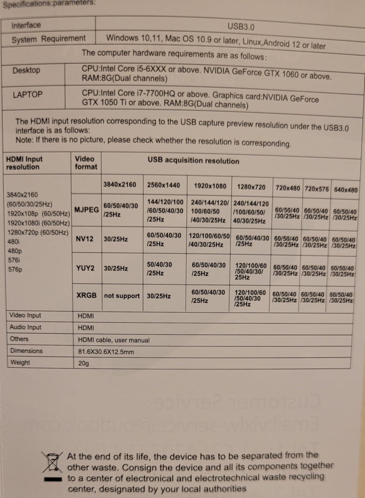 VIXLW Cam Link 4K – External Capture Card for DSLR Camcorder ActionCam as Webcam, HDMI to USB 3.0, Meet/Stream/Record in 4K60/1080p120, Easy Connect for OBS/Zoom, Windows/Mac - Customer Photo 1