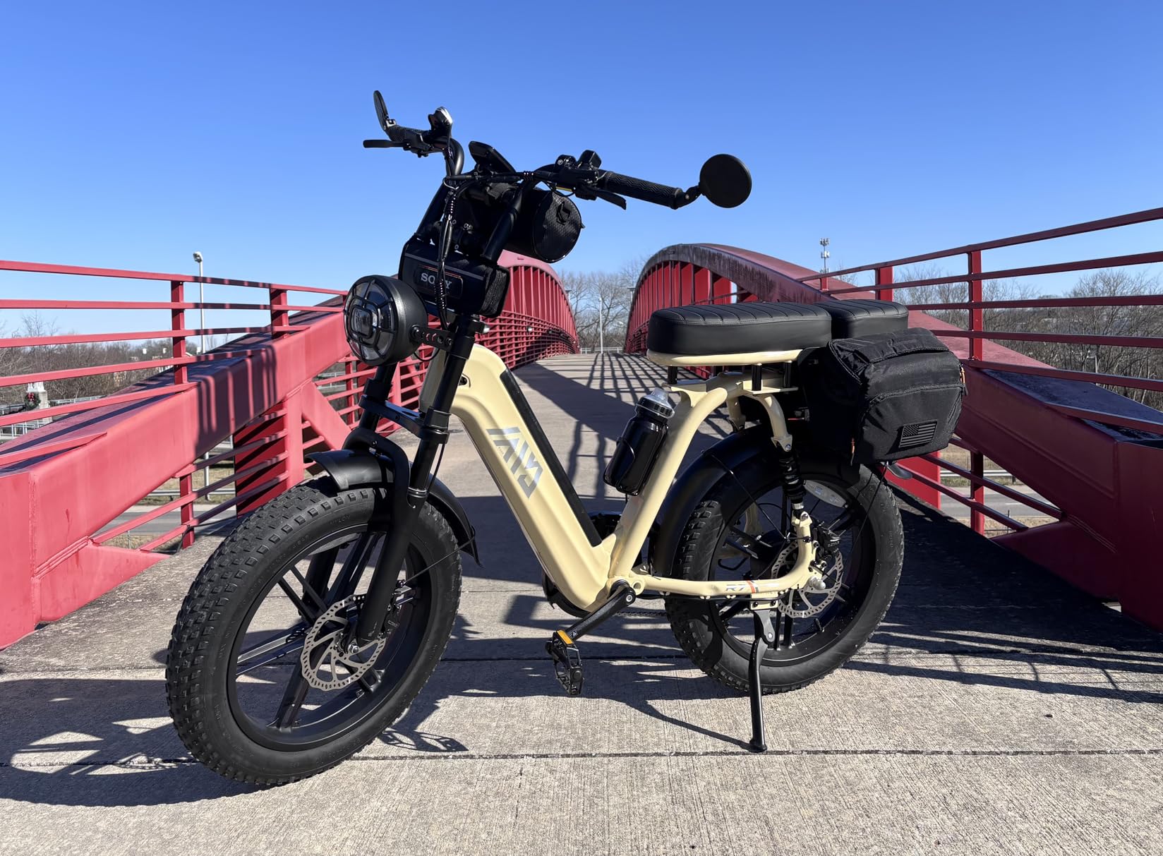 TST Electric Bike for Adults, 1500W Peak Motor Ebike with 48V 15Ah Built-in Battery, 60 Miles Range 28 MPH Electric Bike, 20\