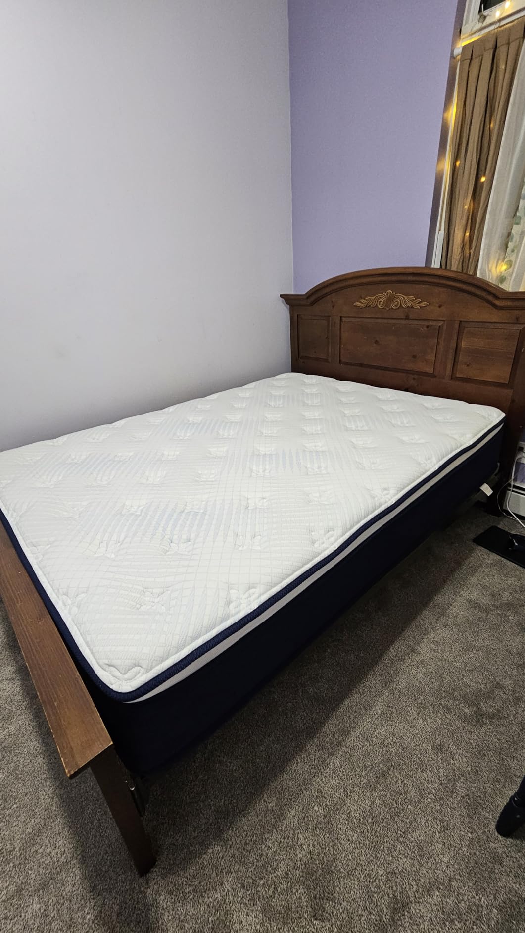 Clsoep Queen Mattress 14 Inch, Queen Size Hybrid Mattress in a Box, Medium Firm Cooling Memory Foam Bed Mattresses with Individual Pocket Springs, Breathable, Fiberglass-Free, CertiPUR-US - Customer Photo 2