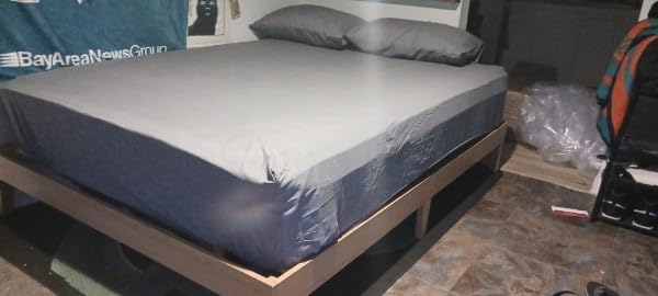 Sleepmax Extra Firm Queen Size Mattress 14 Inch - Deep Sleep Hybrid Mattress Pain Relief - Extra Firm Cooling Bed in a Box for Back & Side Sleepers - 365-Night Trial, Forever Warranty, Fiberglass-Free - Customer Photo 2