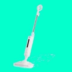 Sweetcrispy Steam Mop for Floor Cleaning, Lightweight Floor Steamer Cleaner for Hardwood/Tile/Laminate Floors Carpet, 2 Washable Pad, White and Green - Customer Photo 2