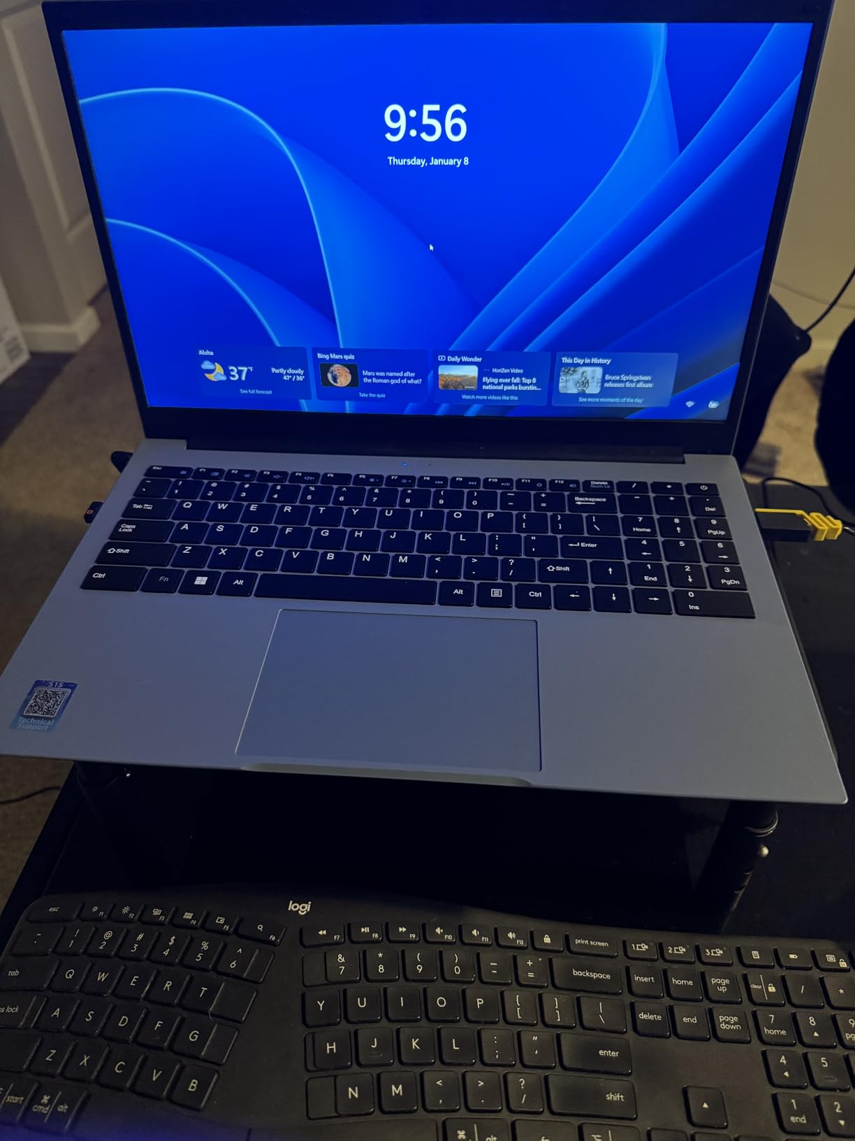 SGIN 15.6 Inch Laptop Computer, Win 11 Laptops with 16GB RAM 1024GB SSD, Core i3 CPU(Up to 3.9GHz), Backlit Keyboard, 53.2WH Battery, WiFi 6, IPS FHD Display, 180° Viewing, HDMI, Type-C - Customer Photo 1