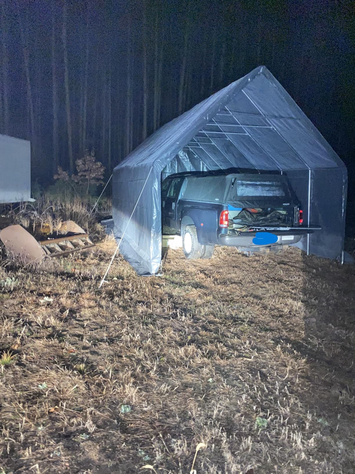 Metal Garage Shed, 13x20x8.5' Large Outdoor Storage Building and Workshop, Weatherproof Steel Carport with Ultra-Reinforced Truss System, Skylights Dual-Entry - Customer Photo 1