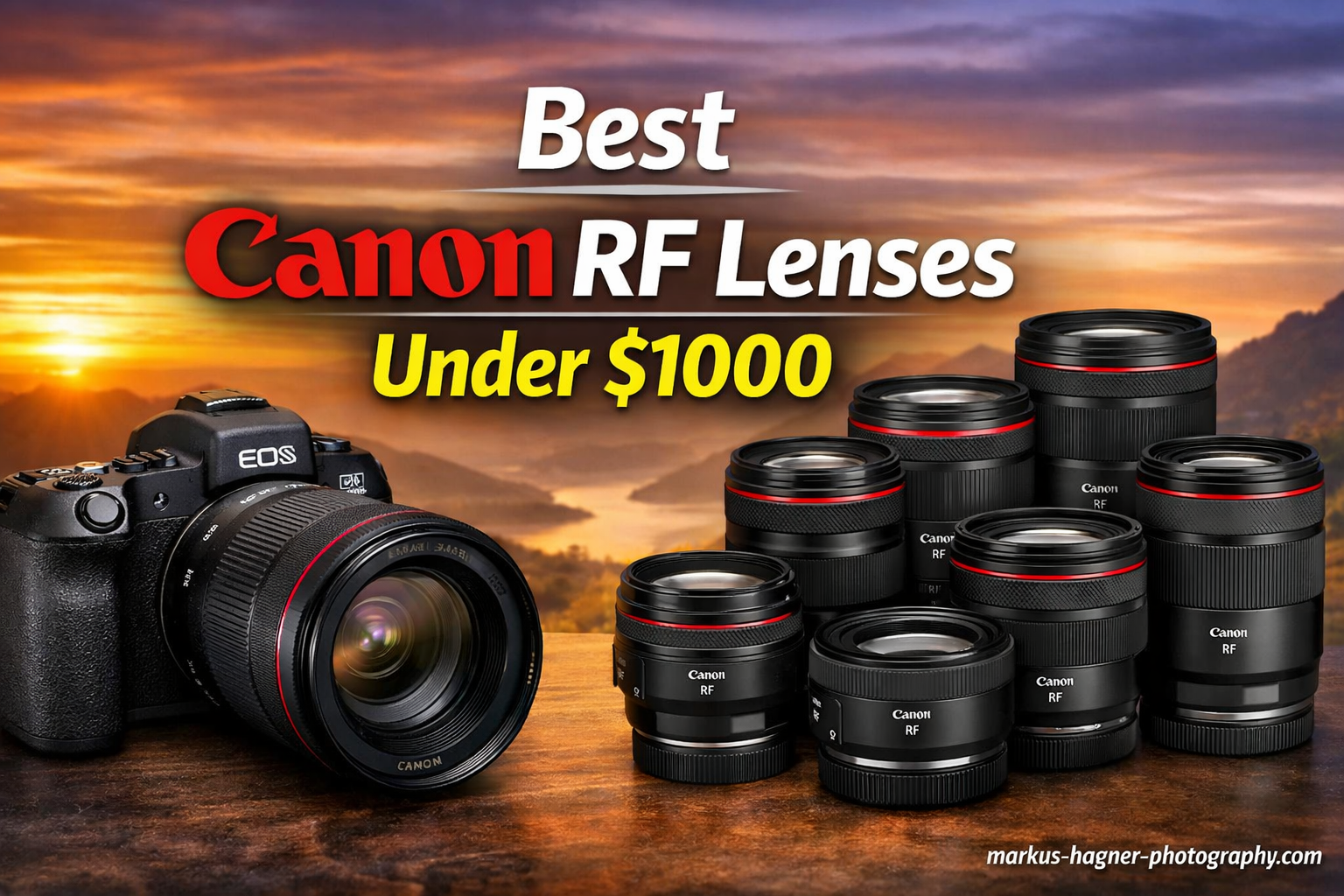 Best Canon RF Lenses Under $1000