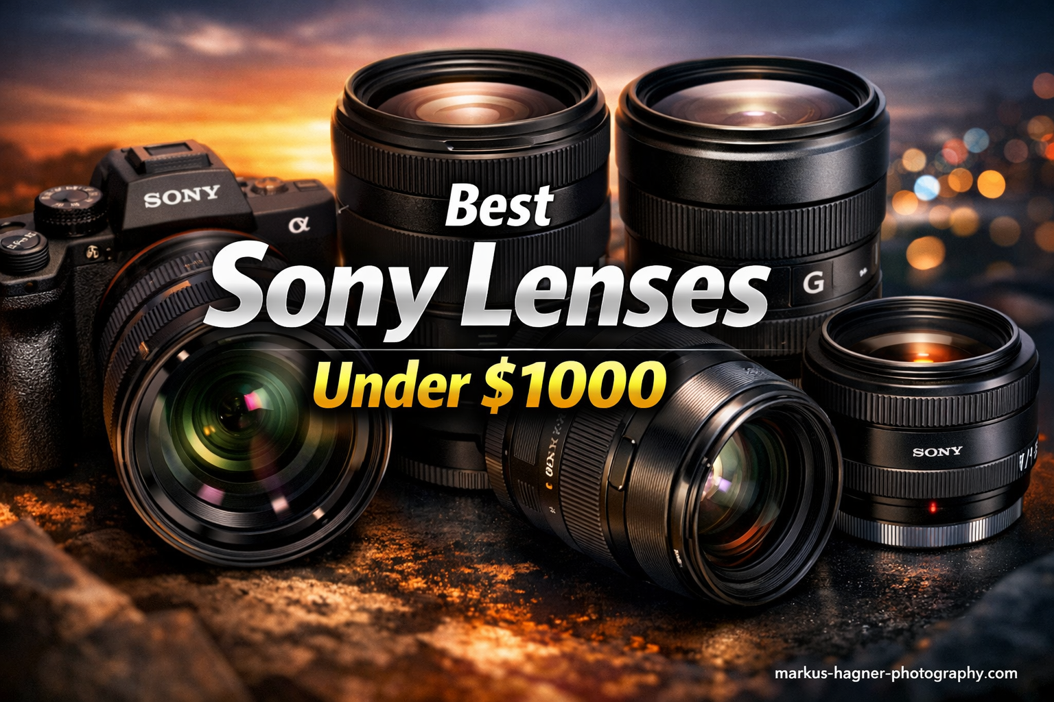 Best Sony Lenses Under $1000