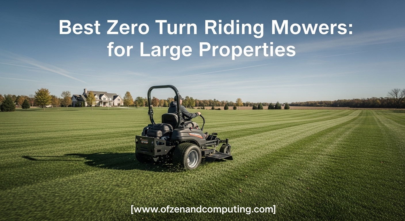 Best Zero Turn Riding Mowers for Large Properties