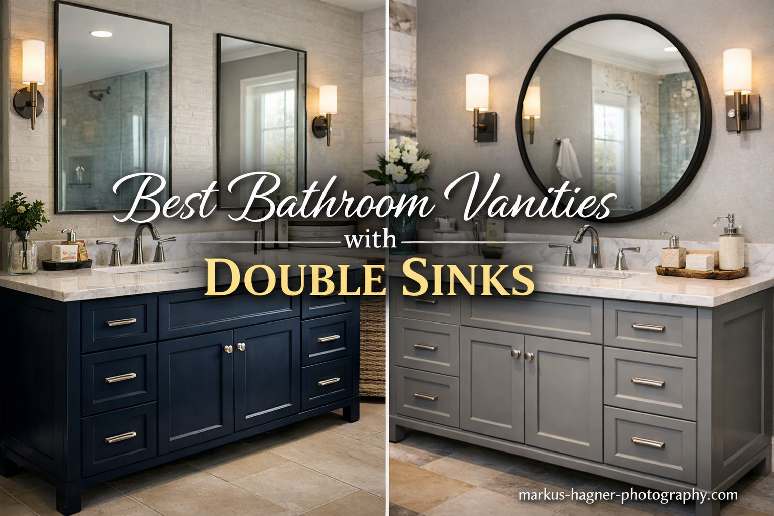 Best Bathroom Vanities with Double Sinks