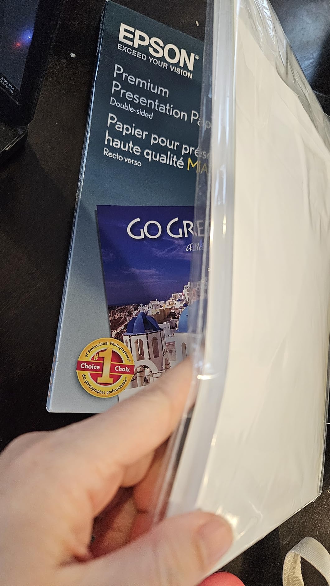 Epson Premium Presentation Paper MATTE (8.5x11 Inches, Double-sided, 50 Sheets) (S041568), Bright White customer photo 2