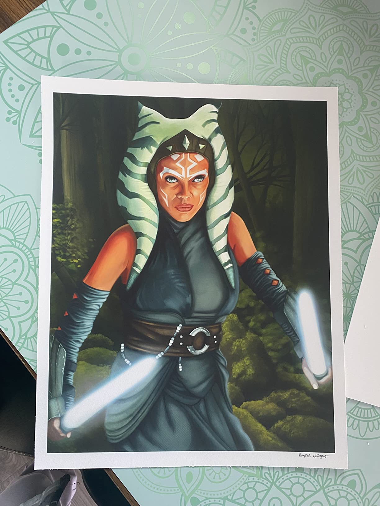 Epson Velvet Fine Art Paper (8.5x11 Inches, 20 Sheets) (S041636), White customer photo 1