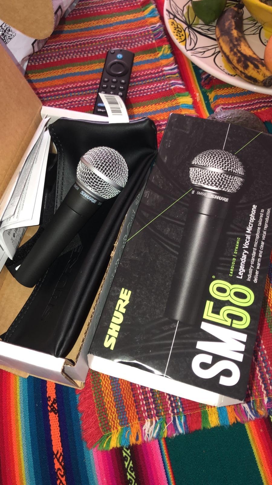 Shure SM58-LC Dynamic Vocal Microphone - Professional Handheld Cardioid XLR Mic for Singing, Live Performance, Studio Recording, Podcast & Broadcast, Black customer photo 2