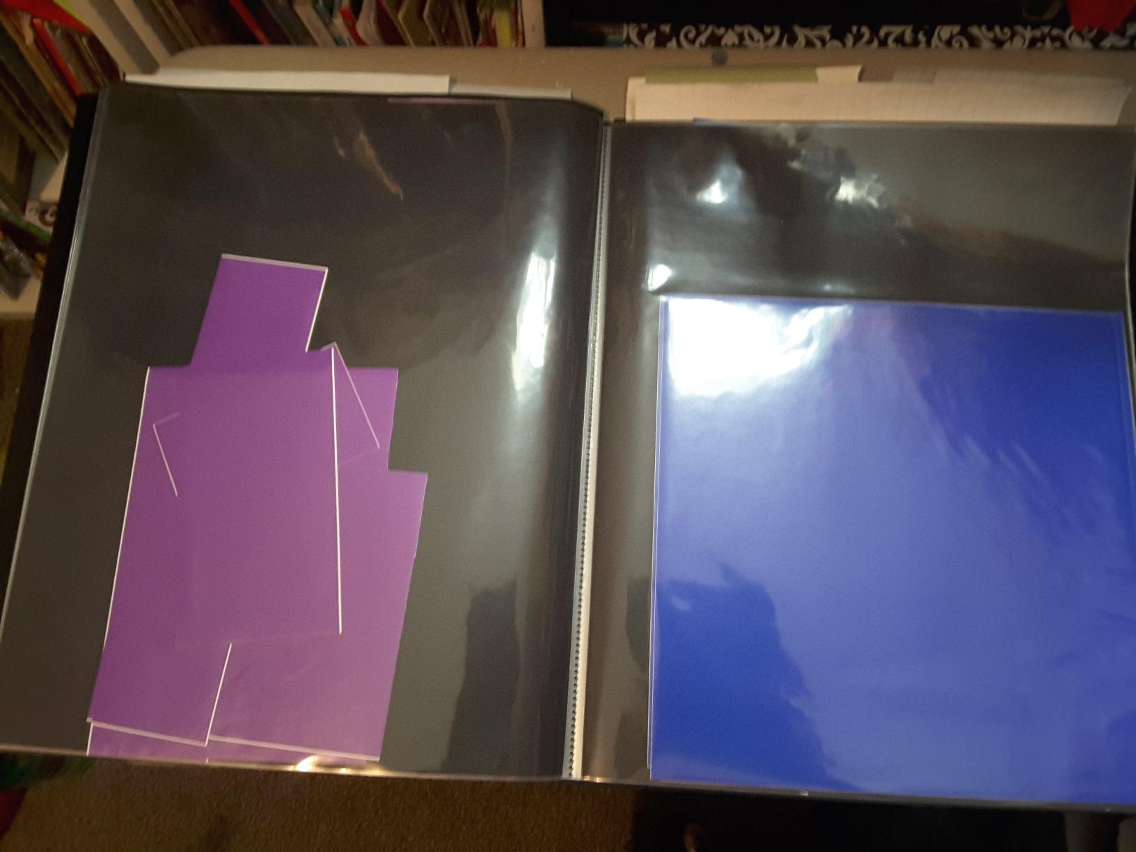 PROFOLIO 14x17 Acid-Neutral Art Portfolio with Customizable Cover, Black, 24 Two-Sided Clear Sleeves customer photo 2
