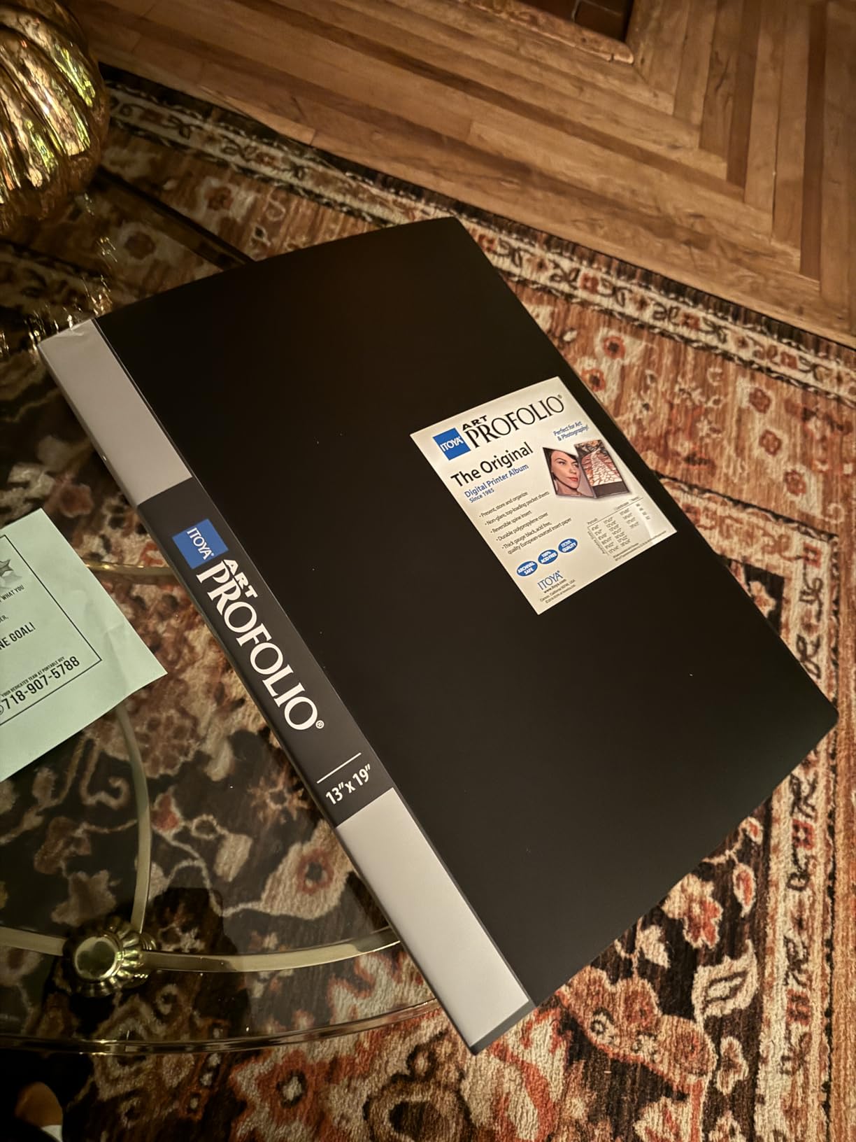 Itoya Original Art ProFolio 13x19 Black Photo Album Book with 48 Pages - Protective Binder with Plastic Sleeves customer photo 1