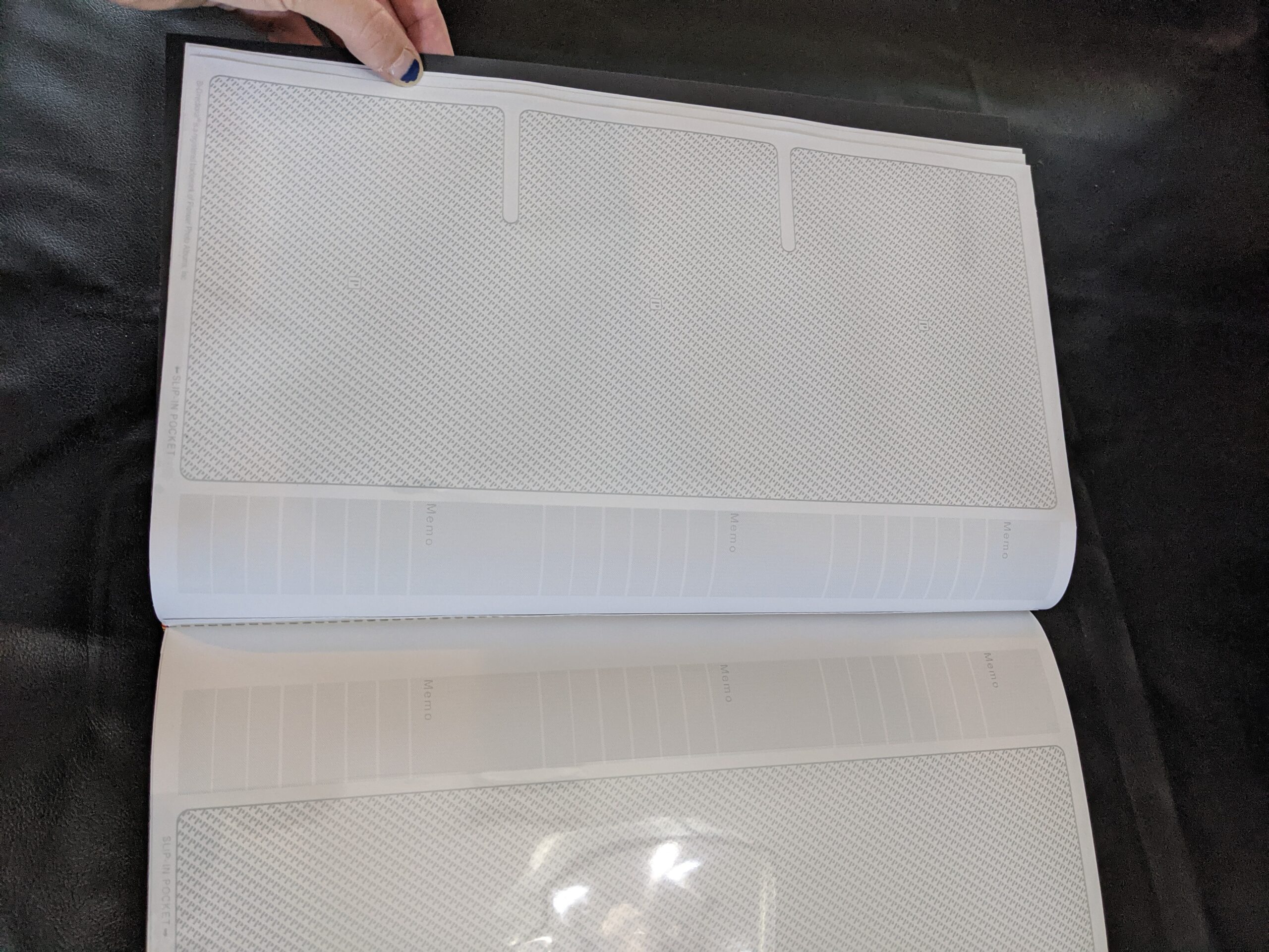 Pioneer Sewn Bonded Leather BookBound Bi-Directional Photo Album, Holds 300 4x6