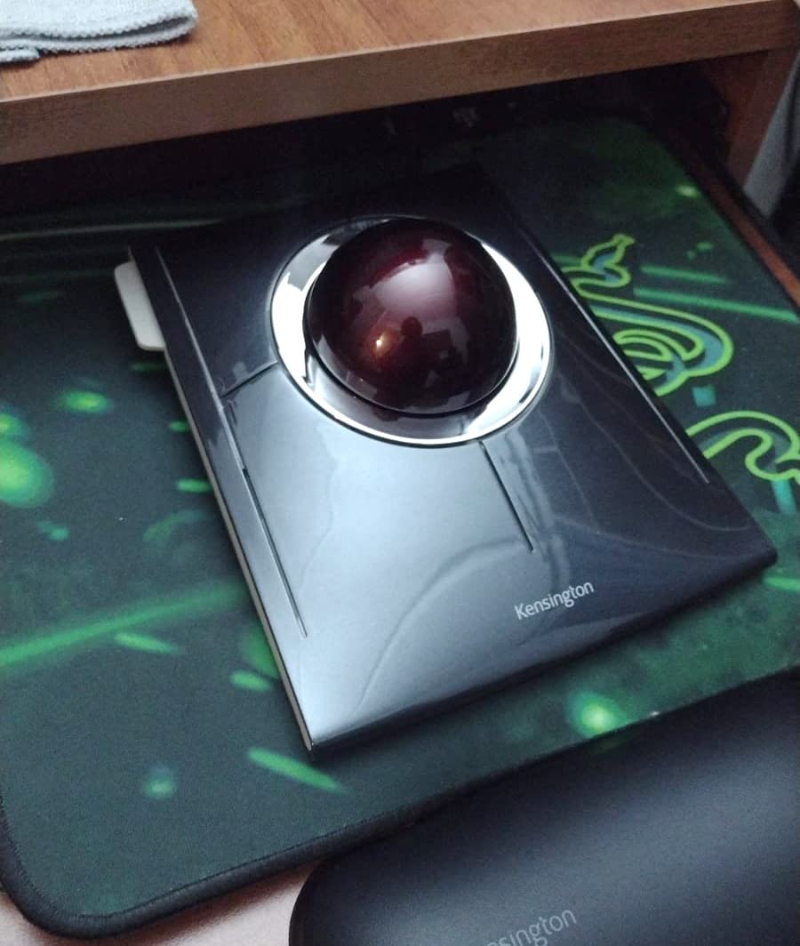 Kensington Wired SlimBlade Trackball Mouse (K72327U), Black customer photo 1
