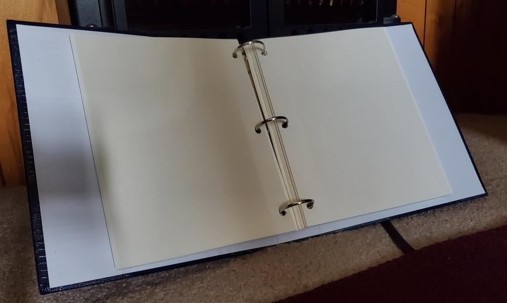 Pioneer Photo Albums Magnetic Self-Stick 3-Ring Photo Album 100 Pages (50 Sheets), Navy Blue customer photo 1