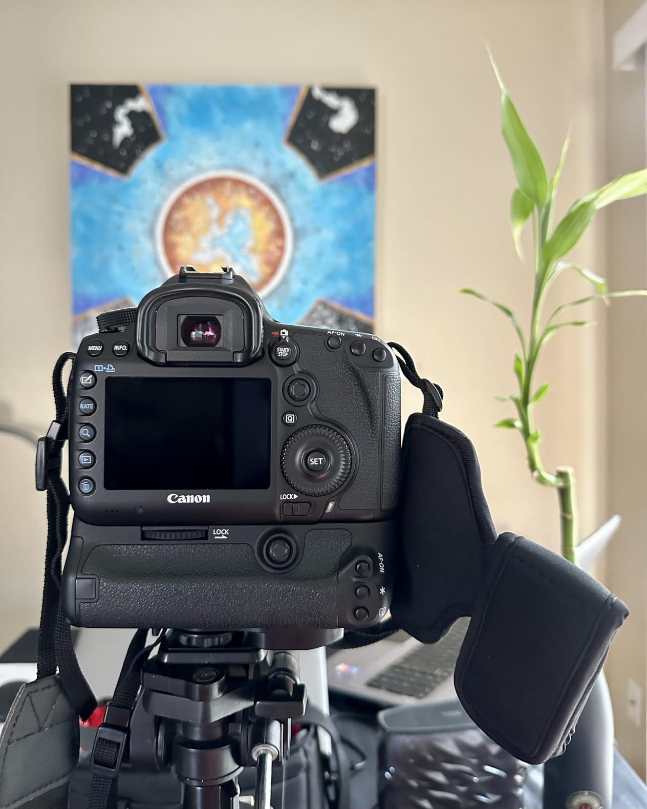 USA GEAR DualGRIP Professional Grip Camera Wrist Hand Strap with Neoprene Design and Metal Plate - Compatible with Canon, Fujifilm, Nikon, Sony, and more DSLR, Mirrorless, Point & Shoot Camera (Black) customer photo 2