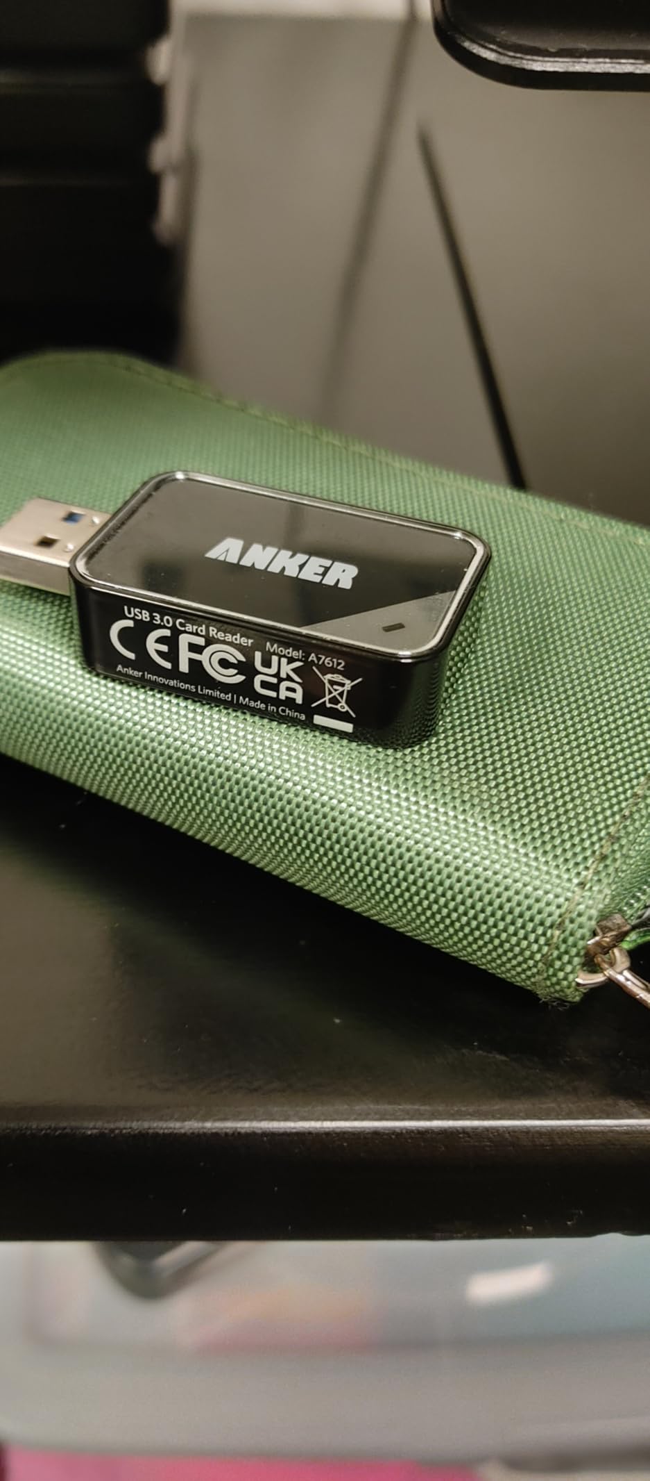 Anker USB 3.0 Micro SD Card Reader, 5Gbps 2-in-1 SD Card Reader to USB Adapter for SDXC, SDHC, MMC, RS-MMC, Micro SDXC, Micro SD, Micro SDHC, UHS-I Cards - USB A CardReader customer photo 1