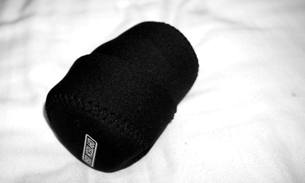 OP/TECH USA Fold-Over Neoprene Lens Pouch - Camera Lens Case for safe Lens Cover storage, Great for Photography & outdoor shoot, Keeps your Lens secure with No-Lose Lid-253 (Black) - Made in USA customer photo 1