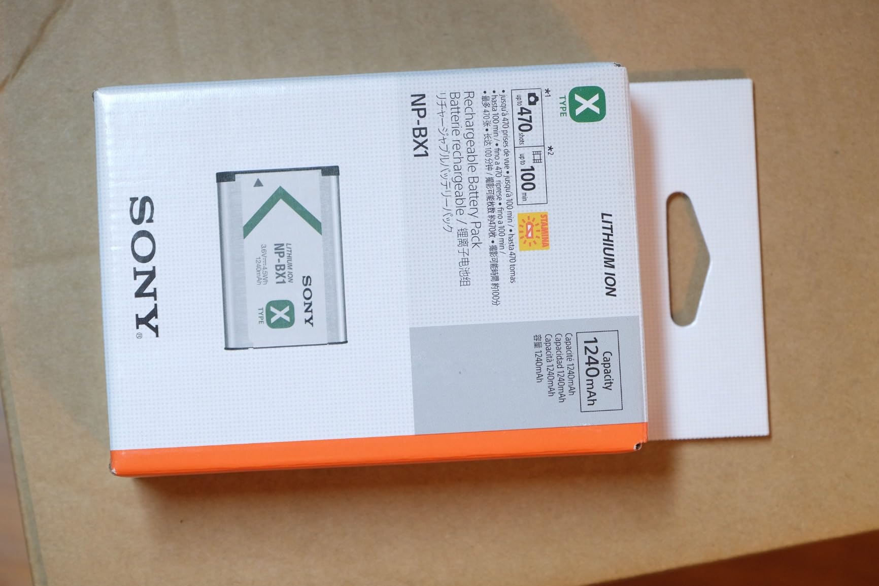 Sony NP-BX1/M8 Lithium-Ion X Type Battery (Silver) customer photo 2