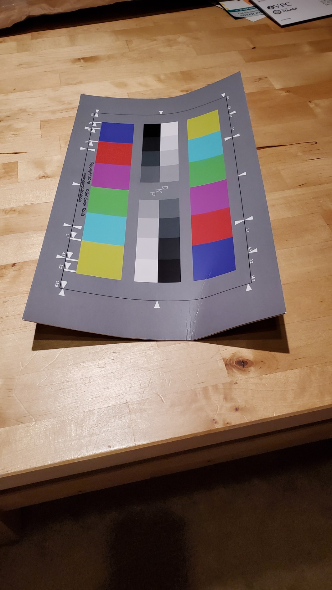 Digital Kolor Pro 16:9 Large Color Calibration and Video Chip Chart, 2-Pack customer photo 2