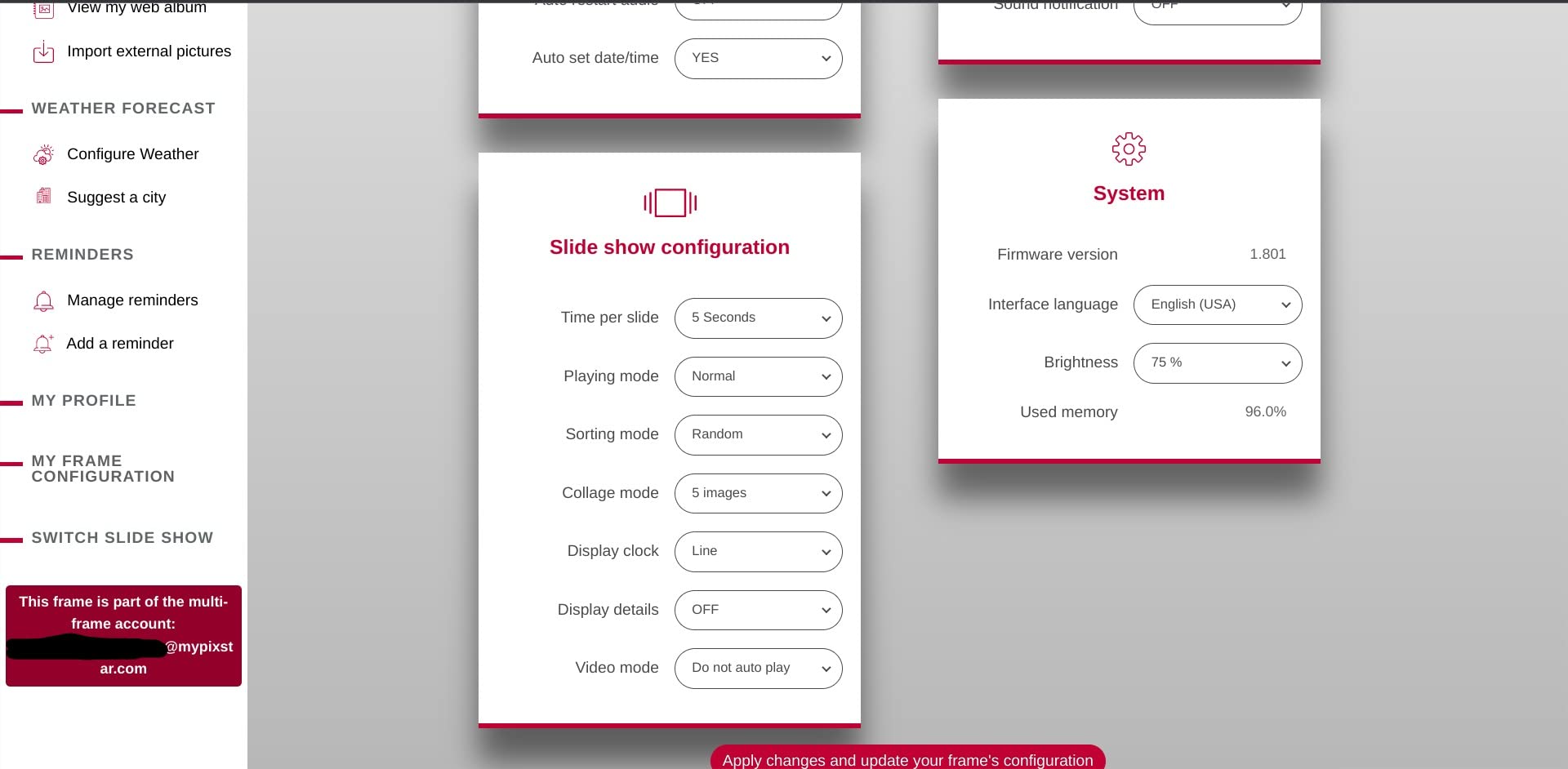 PixStar 15 inch Large Digital Frame WiFi | Free Unlimited Cloud | Share Videos and Photos by Email or App | Motion Sensor | Best USNews Digital Photo Frame 2024 | Large Electronic Picture Frame customer photo 1
