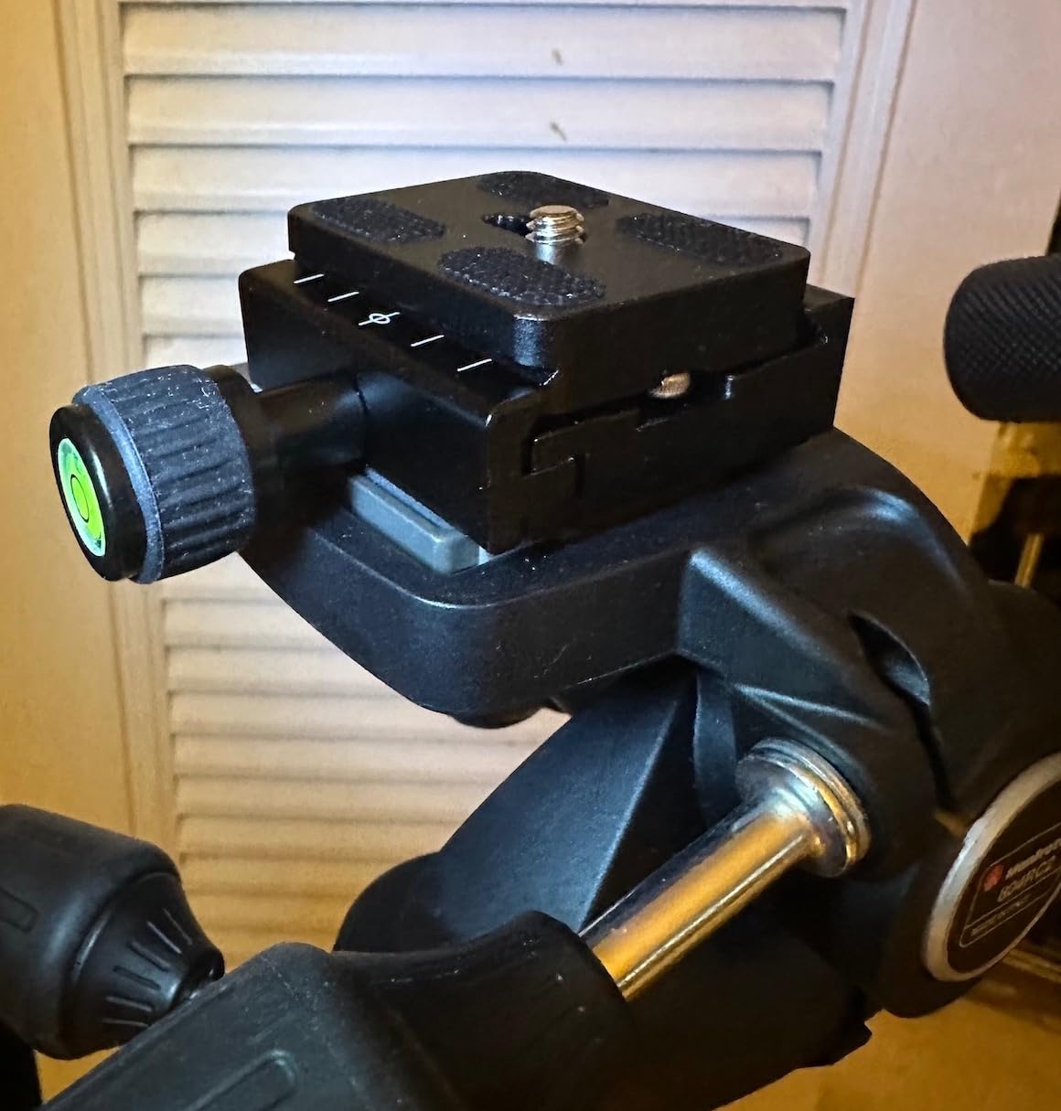 50mm Arca Swiss Type Clamp, Arca QR Clamp, 50 mm Arca Clamp, Arca Swiss Clamp, Quick Release Plate Clamp, QR Clamp, Arca Tripod Mount Adapter, for Tripod Head Monohead, with 50mm Arca Plate, Cl50_PU50, Black customer photo 1