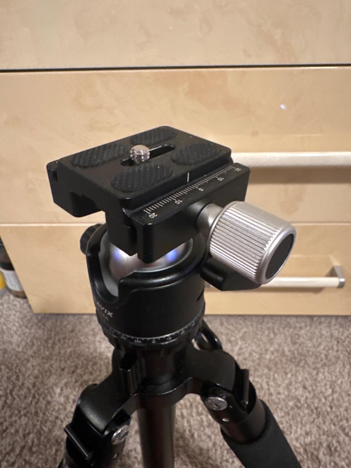 50mm Arca Swiss Type Clamp, Arca QR Clamp, 50 mm Arca Clamp, Arca Swiss Clamp, Quick Release Plate Clamp, QR Clamp, Arca Tripod Mount Adapter, for Tripod Head Monohead, with 50mm Arca Plate, Cl50_PU50, Black customer photo 2