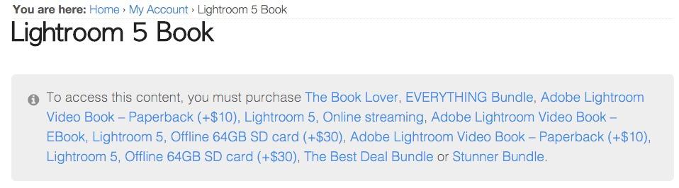 Adobe Lightroom 6 / CC Video Book: Training for Photographers customer photo 1