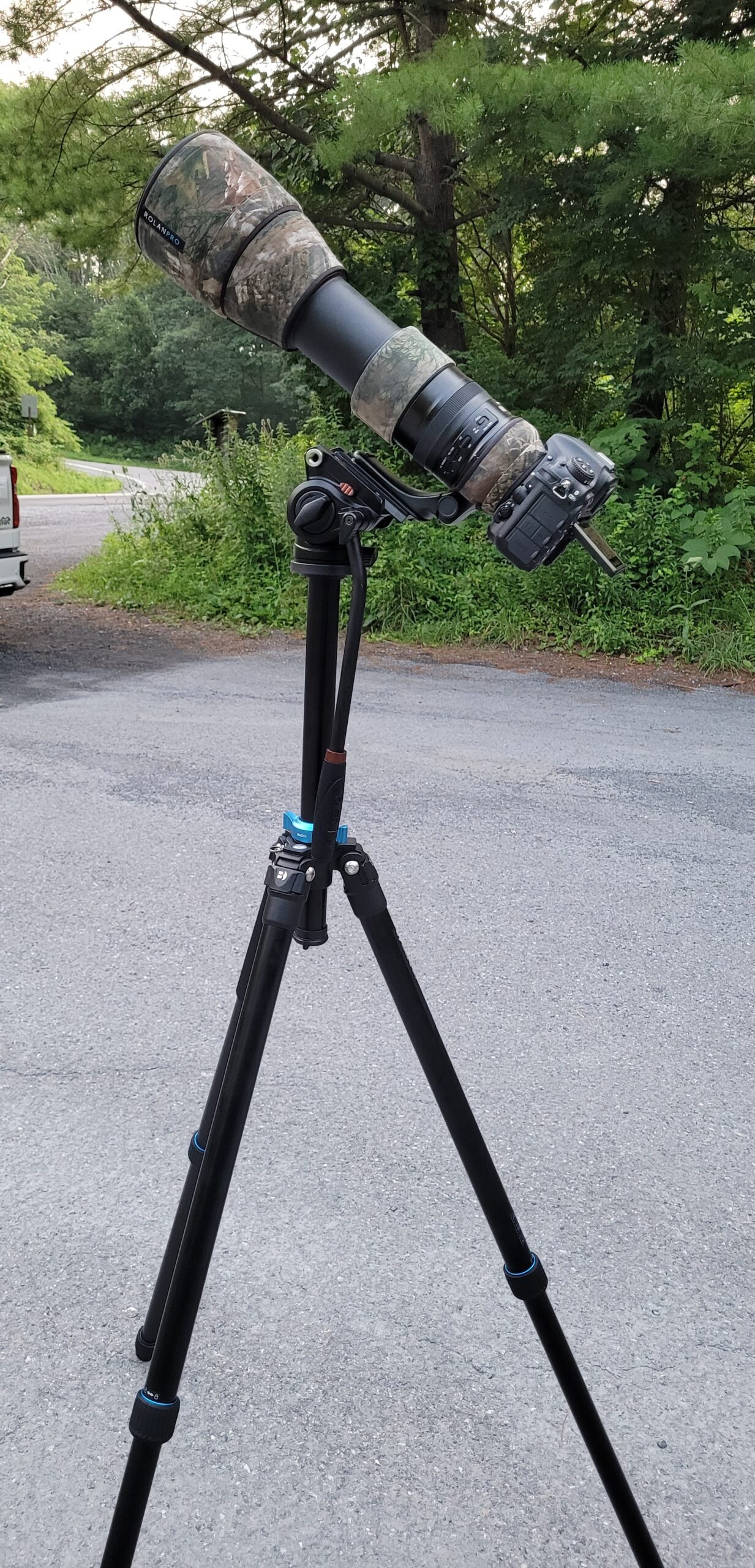 Benro Mach3 Aluminum Tripod - Professional 3-Section Heavy-Duty Aluminum Tripod with Twist Locks, Magnesium Castings, Interchangeable Feet & Carry Case for DSLR, Mirrorless & Video Cameras (TMA27A) customer photo 1