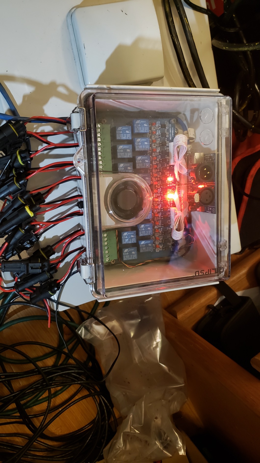 16 Channel DMX Controller Relay Switch Dimmer Kit 16 Way Relay Switch DJ Equipmet customer photo 1