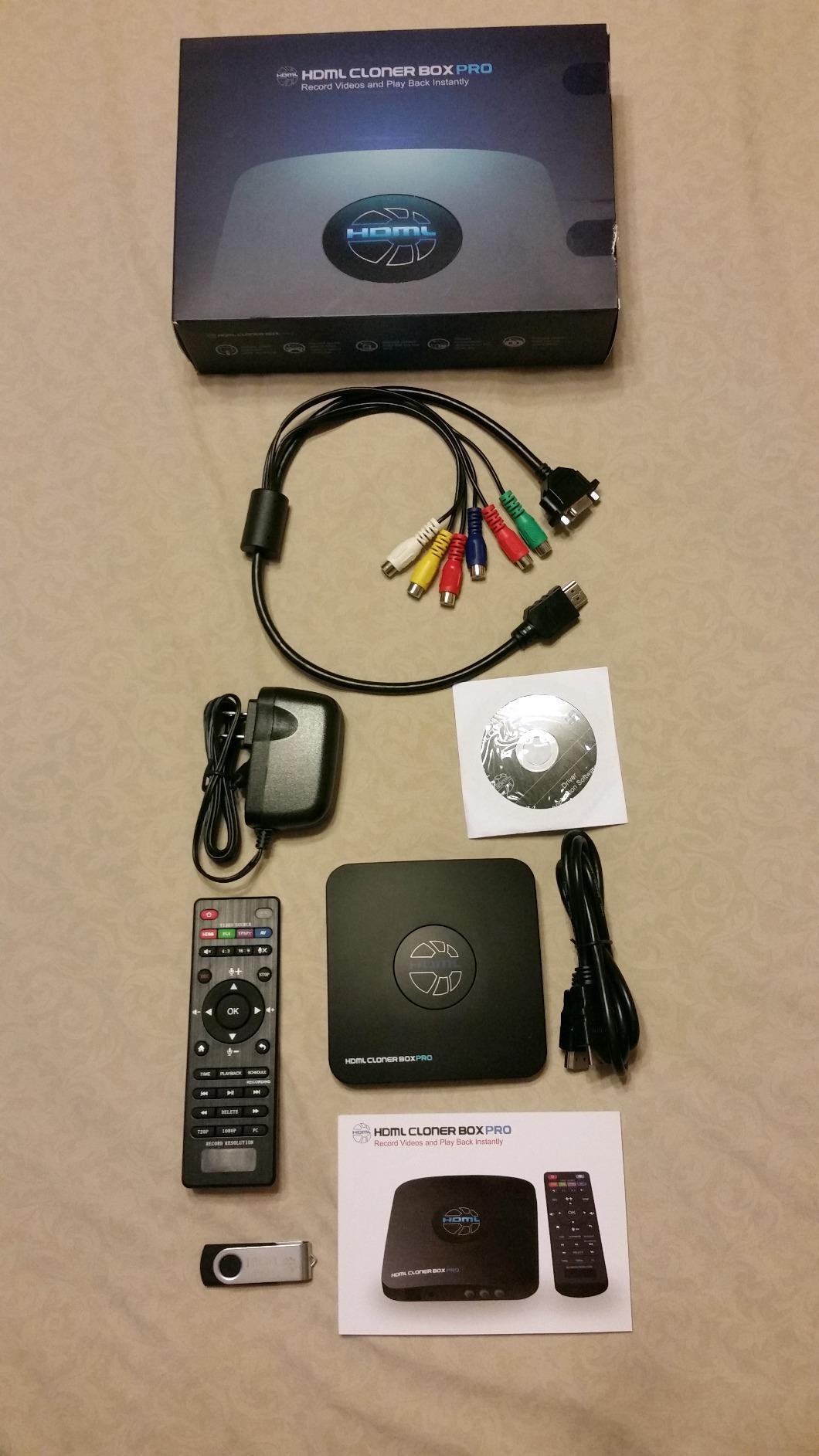 Box Pro, 1080p@60fps Video Recorder, DVR with HDMI Capture, Playback on TV customer photo 1