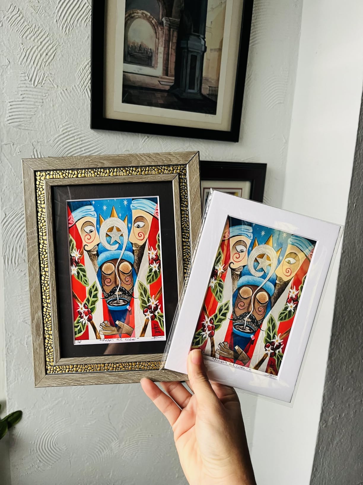 Golden State Art, Acid-Free, Pack of 25, 8x10 White Picture Mats Mattes with White Core Bevel Cut for 5x7 Photo + Backing + Bags customer photo 1
