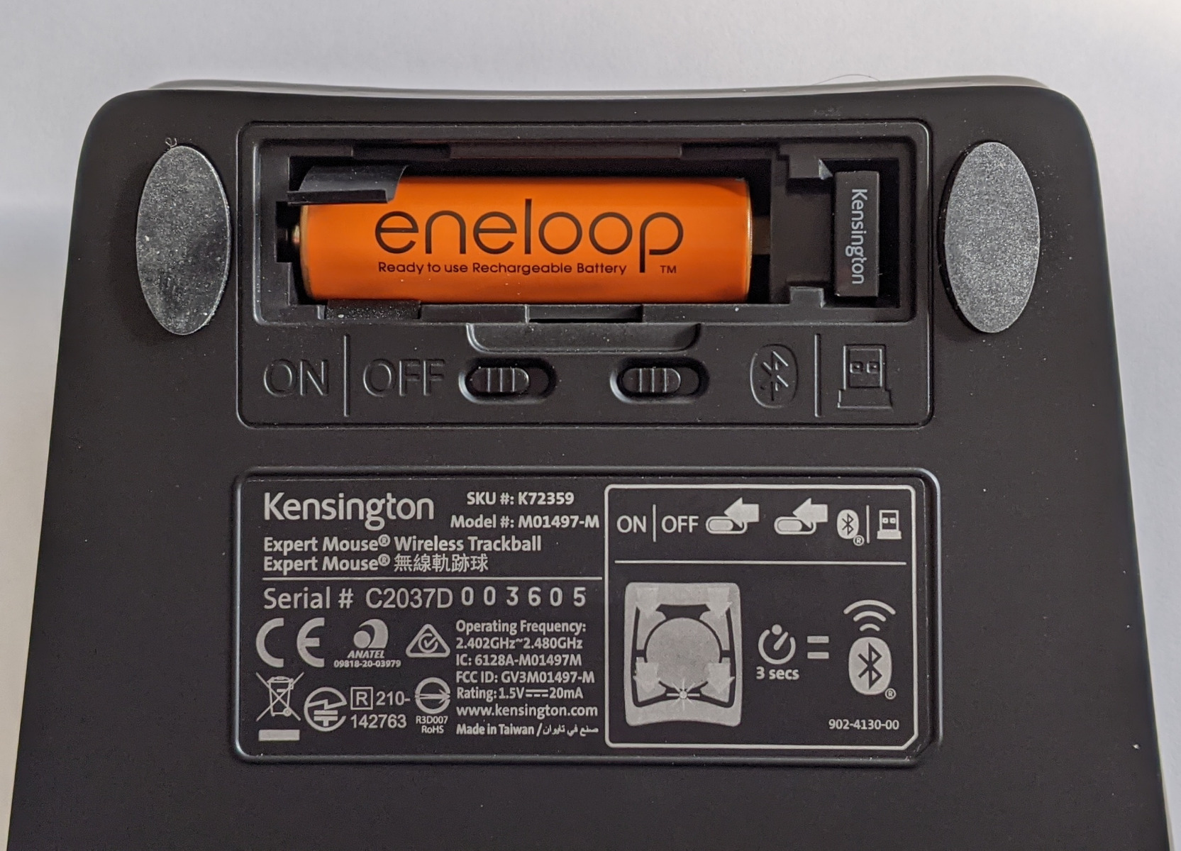 Kensington Expert Wireless Trackball Mouse (K72359WW) Black customer photo 2