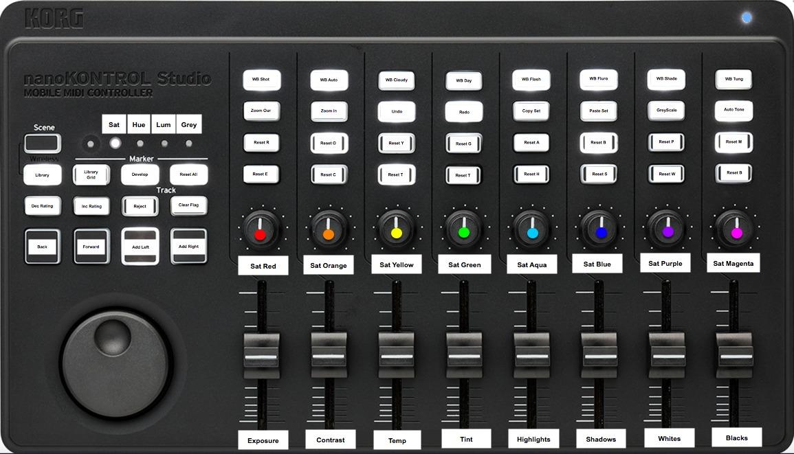 Nanokontrol Studio Bluetooth/USB MIDI Control Surface with 8 Faders & Backlit Switches customer photo 2