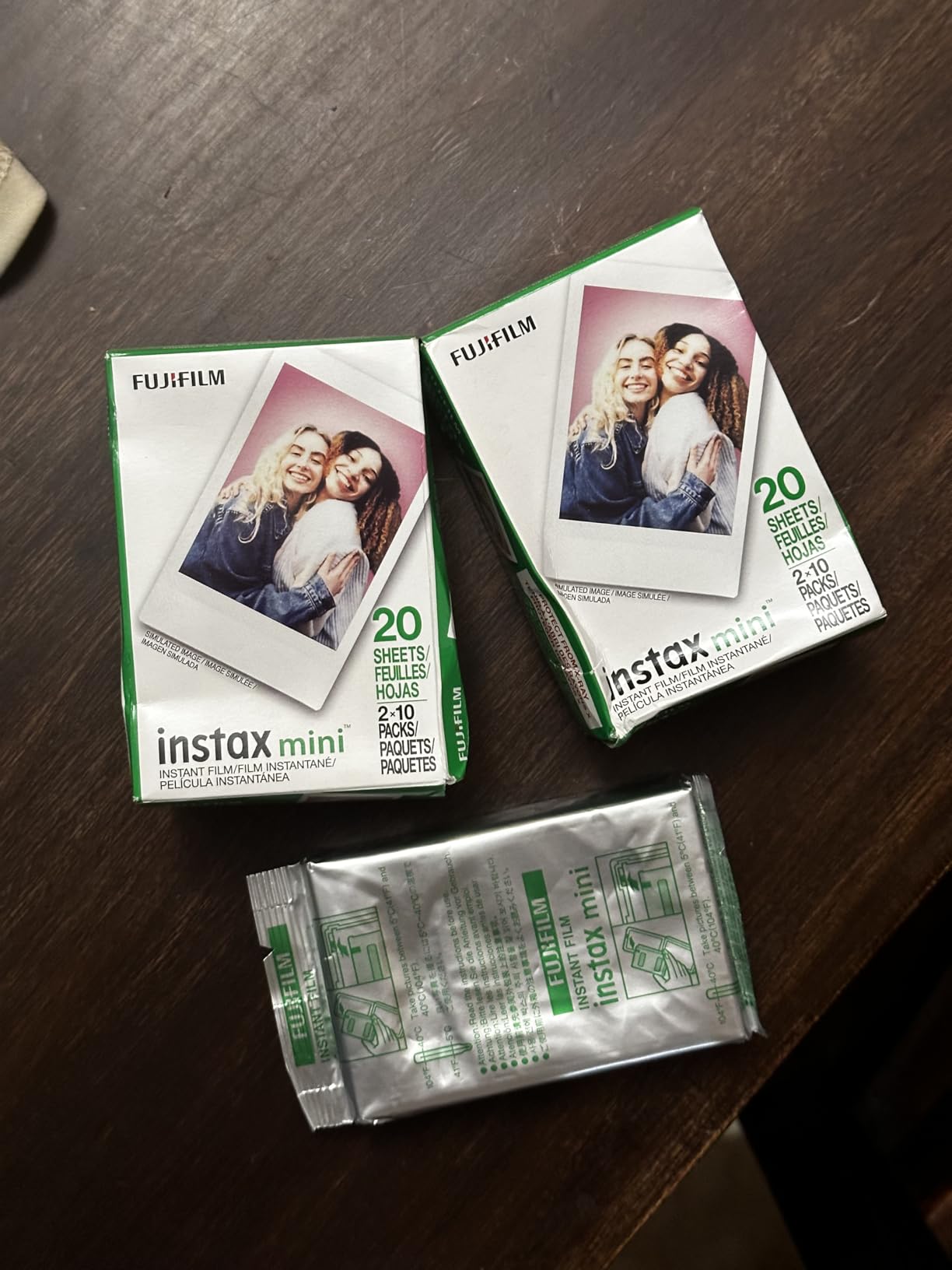 Fujifilm Instax Mini Instant Film, 10 Sheets x 5 Packs (Total 50 Shoots) customer photo 2