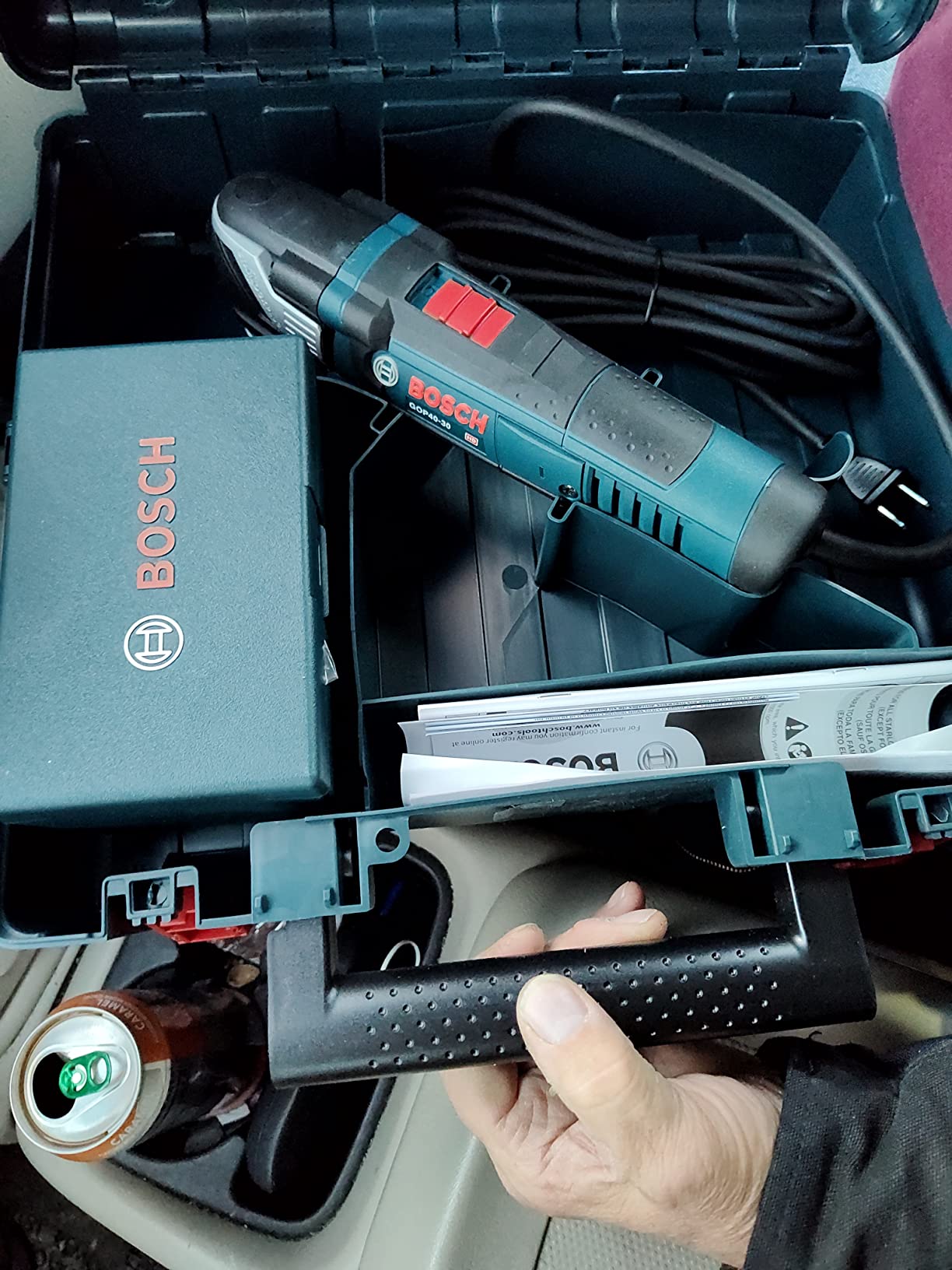 BOSCH GOP40-30C StarlockPlus Oscillating Multi-Tool Kit (32 Accessories & Case) - 4.0 Amp Motor, 20,000 Oscillations per Minute, Variable-Speed Dial - For Flush Cuts, Sanding, and Grinding customer photo 1