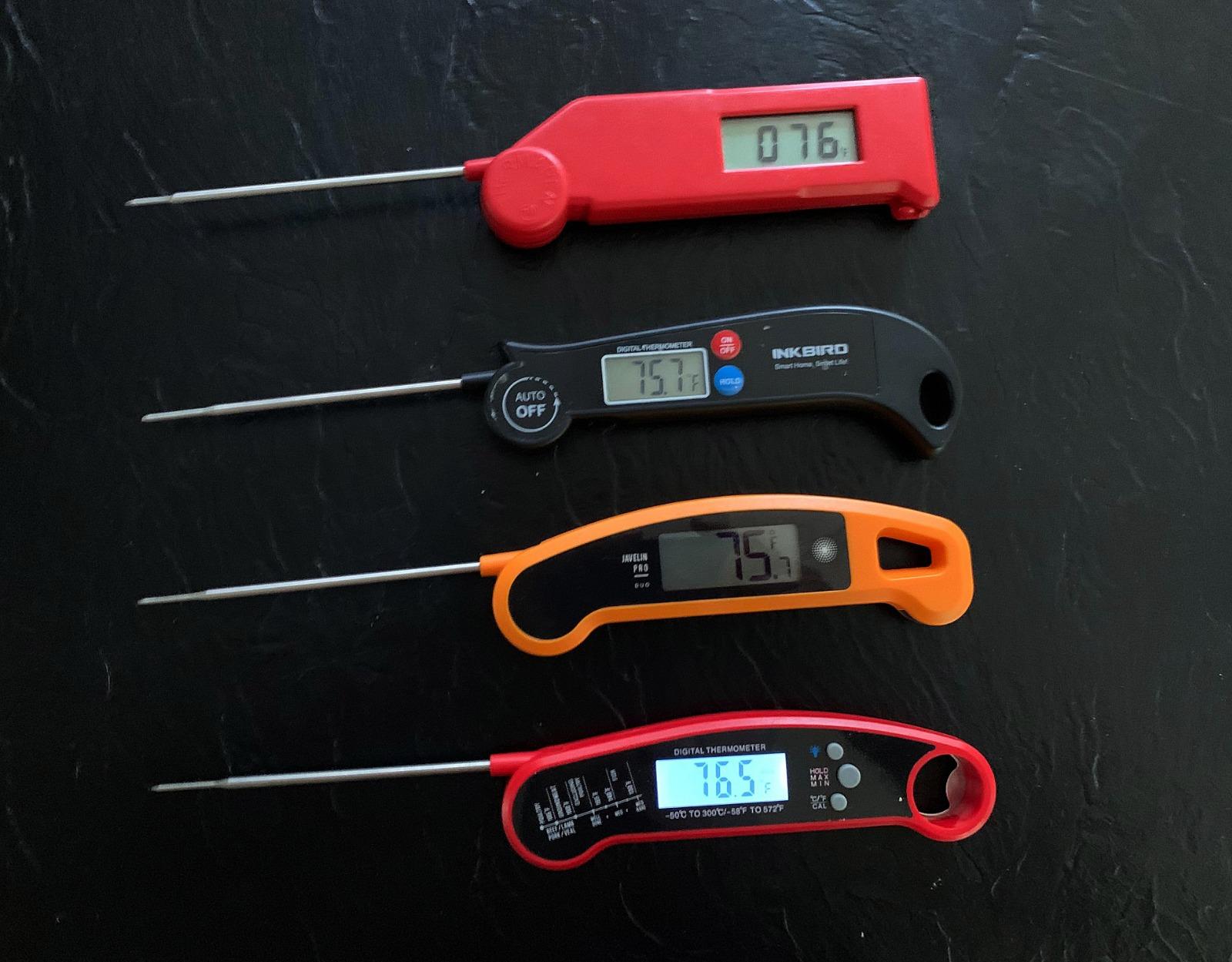 Lavatools Javelin® PRO Classic Ultra-Fast 2-Second Professional Digital Instant Read Meat Thermometer for Grill and Cooking, Auto-Rotating Backlit Display, IP65 Water Resistant, NSF Certified - Sambal customer photo 1