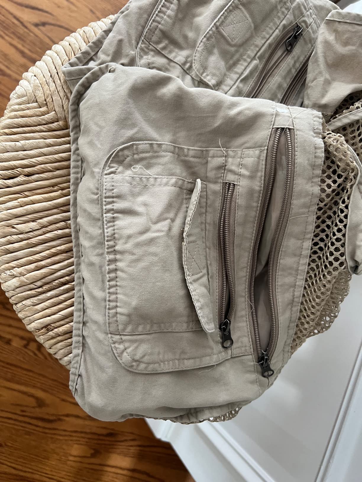 Kedera Men's Safari Fishing Vest Summer Outdoor Mesh Work Journalist's Vest Jacket customer photo 2
