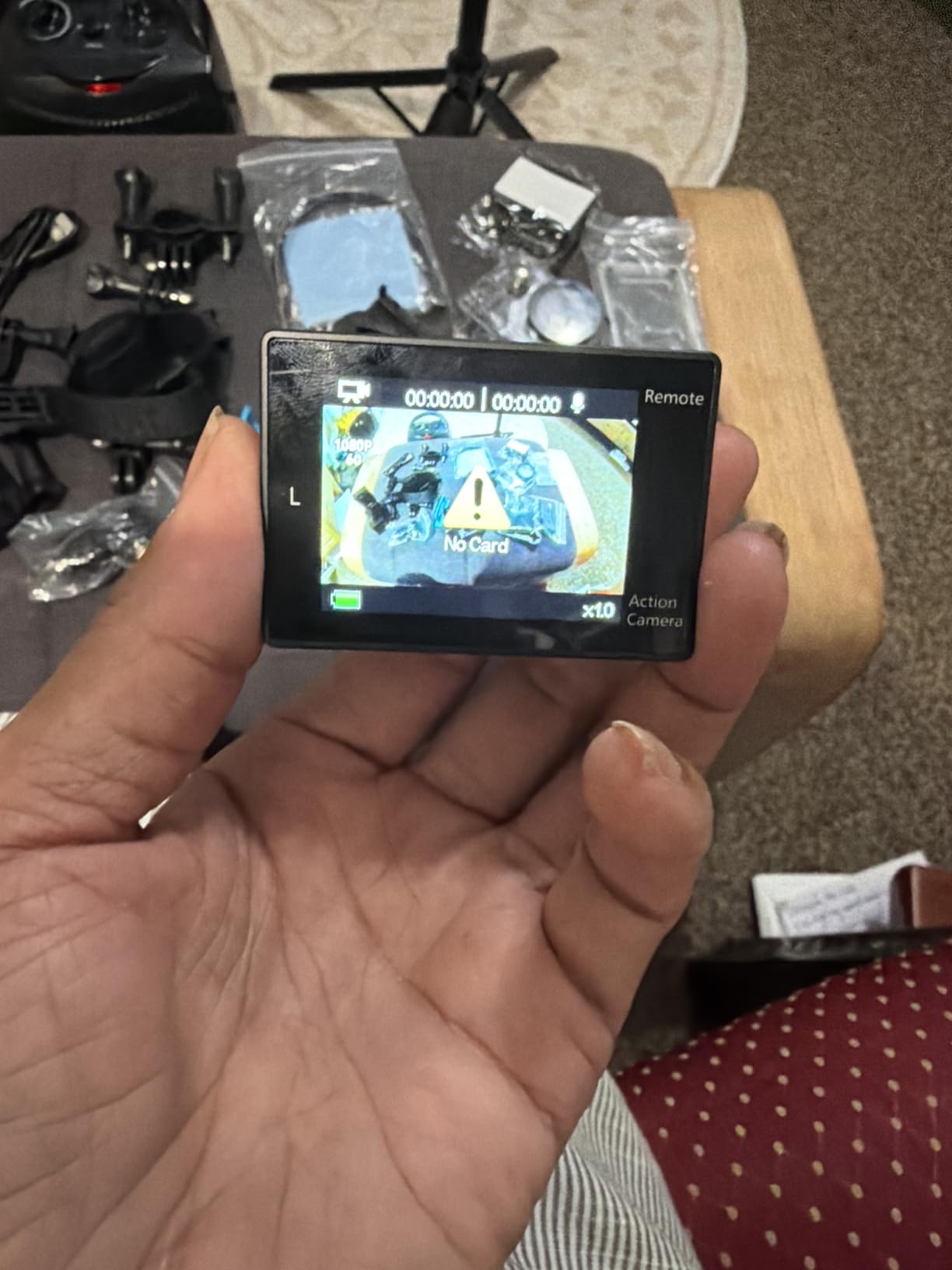 AKASO EK7000 4K30FPS 20MP WiFi Action Camera with EIS Ultra HD 131FT Waterproof Underwater Camera Remote Control 4X Zoom Support External Microphone Black customer photo 1