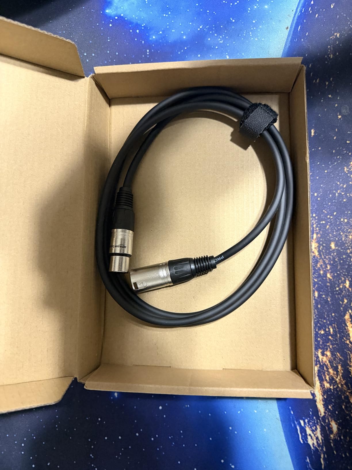 Amazon Basics XLR Microphone Cable for Speaker or PA System, Recording Studio, All Copper Conductors, Low Noise, 10 ft, Black customer photo 1