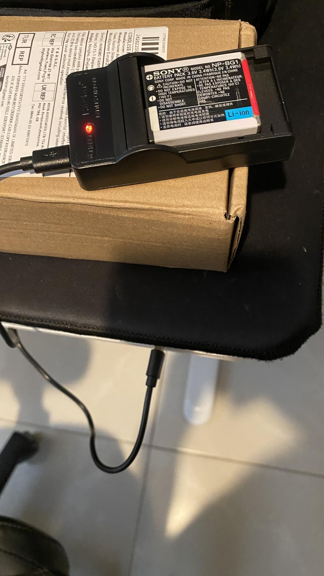 Kastar NP-BG1 / NP-FG1 Battery (2-Pack) + Slim USB Charger Compatible with Sony Cyber-Shot Cameras - Check Battery Model Before Purchase customer photo 1