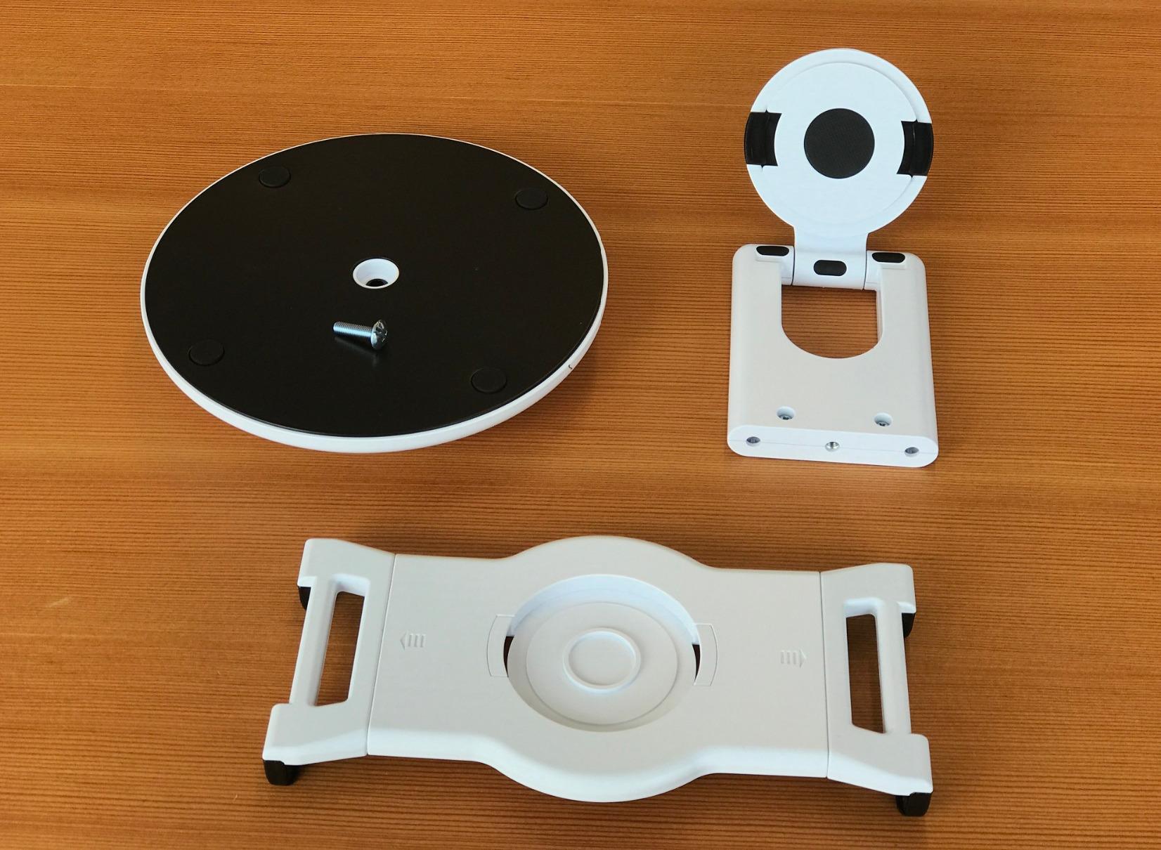 AboveTEK Retail Kiosk iPad Stand, 360° Rotating Commercial POS Tablet Stand, Fits 6