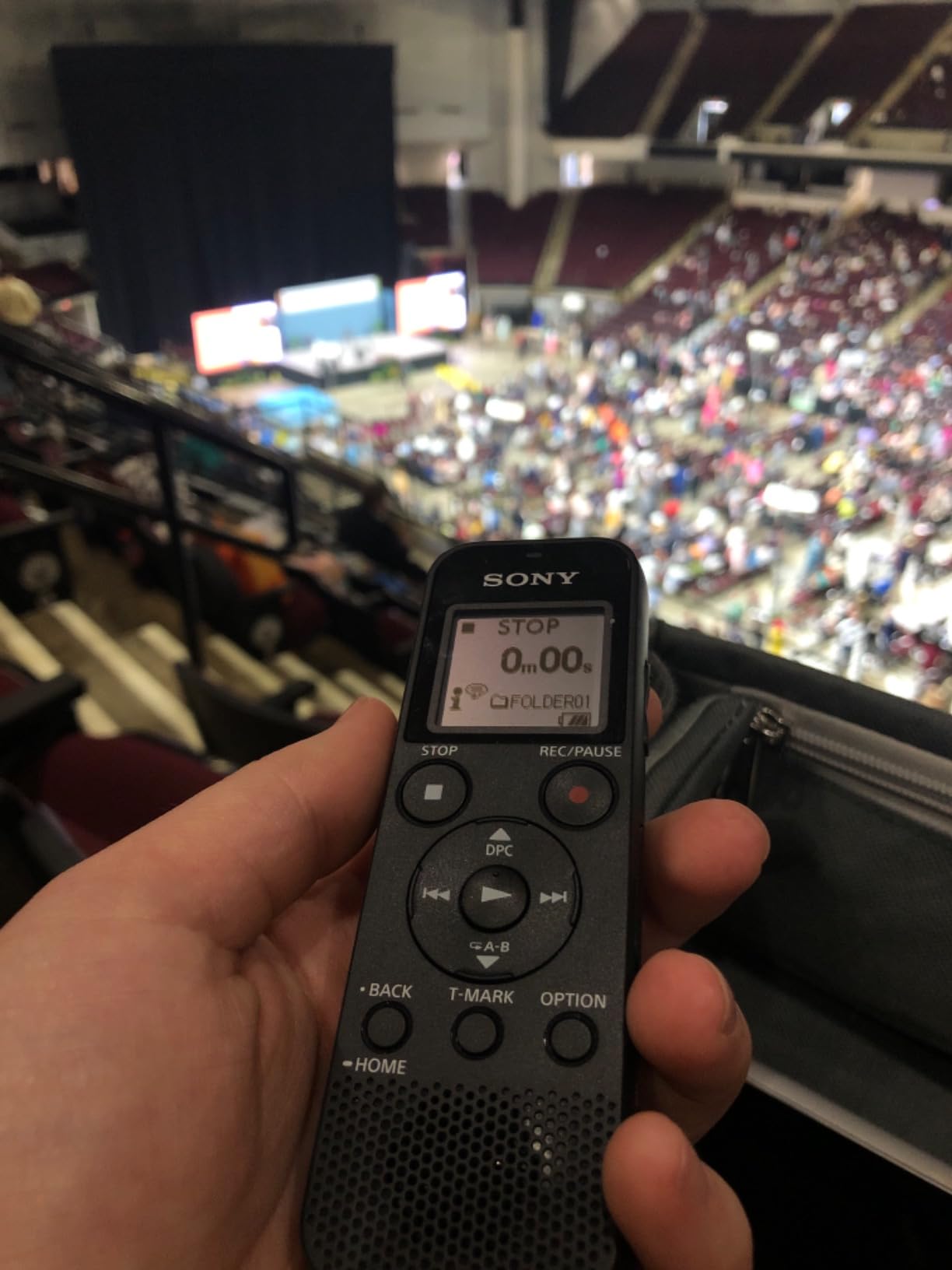 Sony ICD-PX370 Mono Digital Voice Recorder with Built-In USB Voice Recorder, black customer photo 1